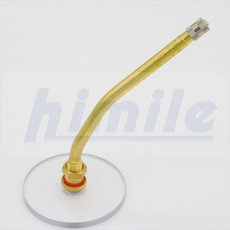 Himile Car Tyre Valve Tubeless Metal Clamp-in Valves for Truck and Bus V3-20-11 Double Bend Heavy Truck Tyre Valves.