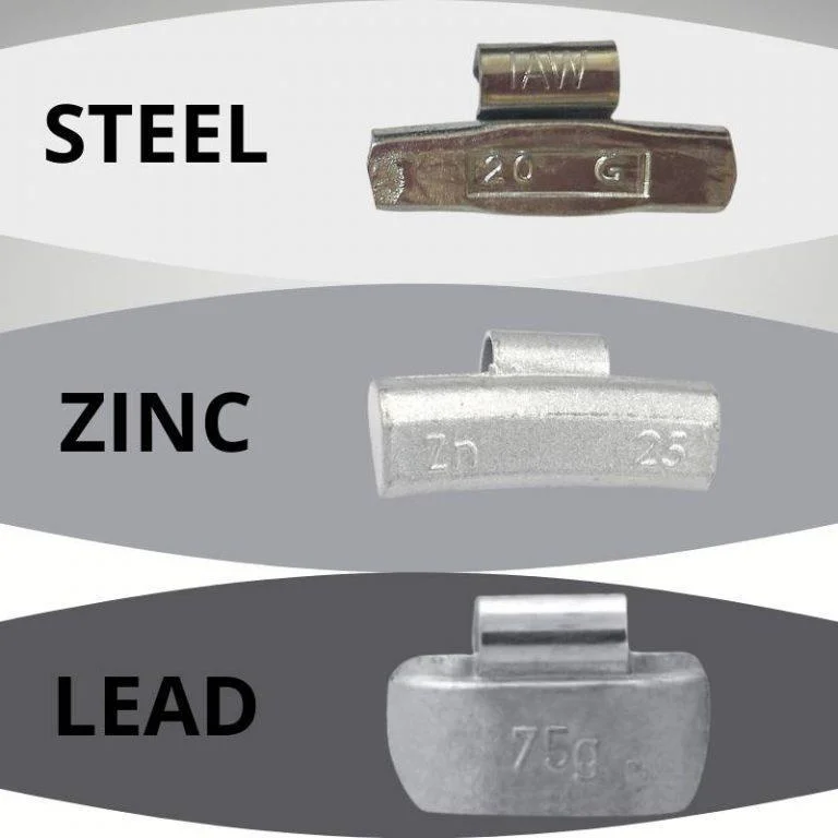 Zinc Coated Wheel Weights for Alloy Wheels Fe Clip on Wheel Balance Weights