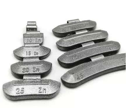 Zinc Material Gram and Ounce Clip on Wheel Balance Weight for Steel and Alloy Rim
