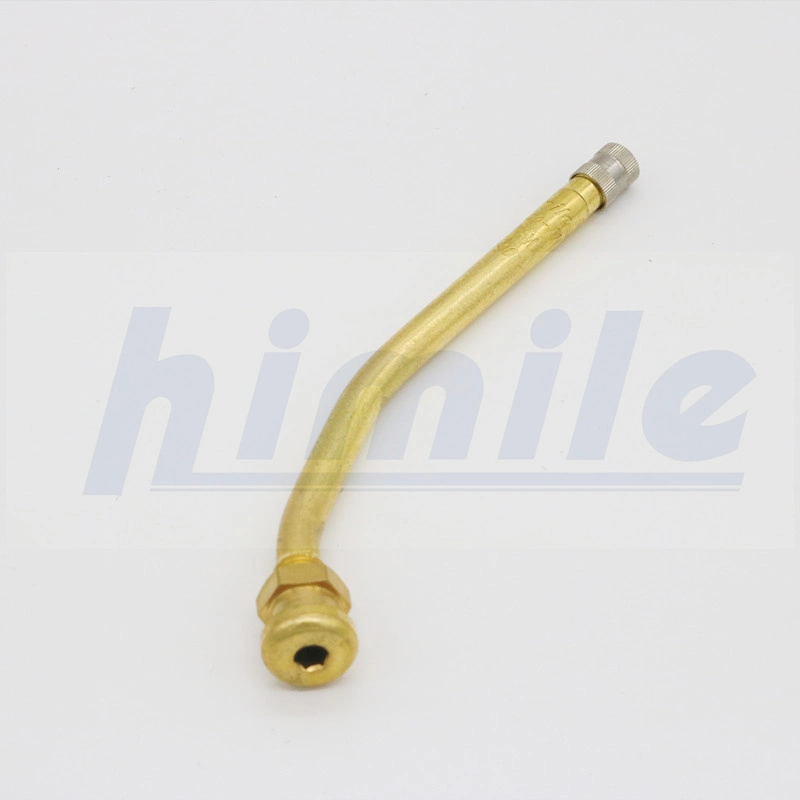 Himile Car Tyre Valve Tubeless Metal Clamp-in Valves for Truck and Bus V3-20-11 Double Bend Heavy Truck Tyre Valves.