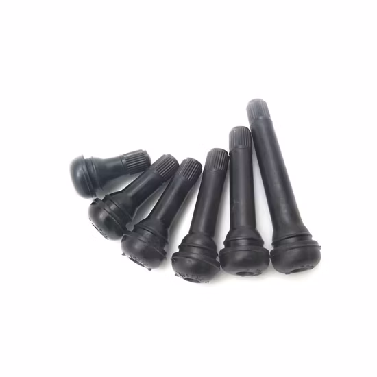 Tr414 Black Snap-in EPDM Rubber Tyre Valve Tubeless Tire Valve